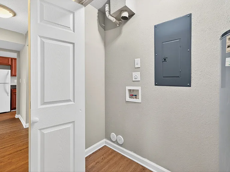 Washer and dryer hookups in some units