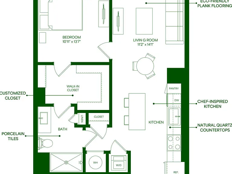 A17 floor plan The Iris
