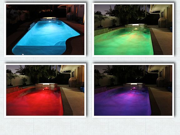 Multicolor LED pool light