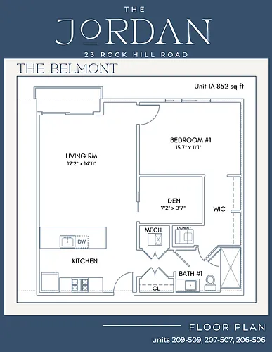 Floor plan The Belmont