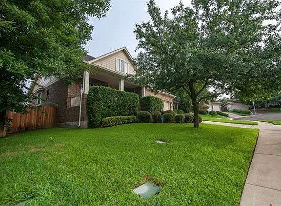 Yard service included in the rent.