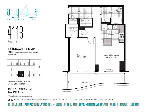 Floor plan aqa113c