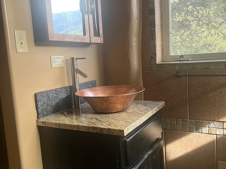 Copper sink - main bedroom