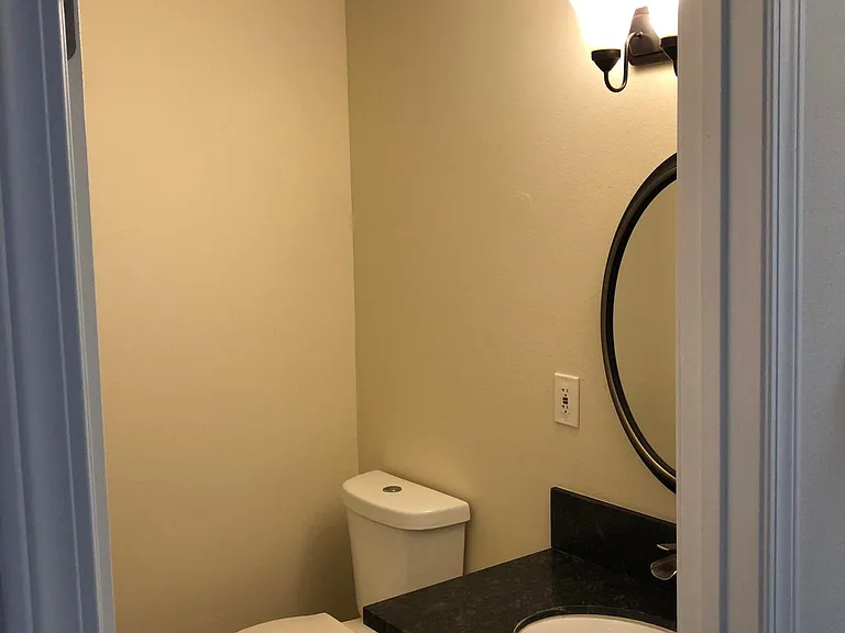 1/2 bathroom - lots of storage and utility.