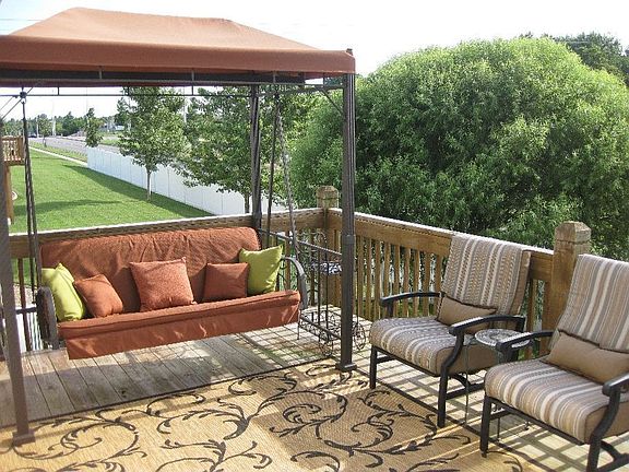 Enjoy morning coffee or beautiful sunset views from the back deck!