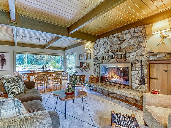 Living w/ Original Fireplace