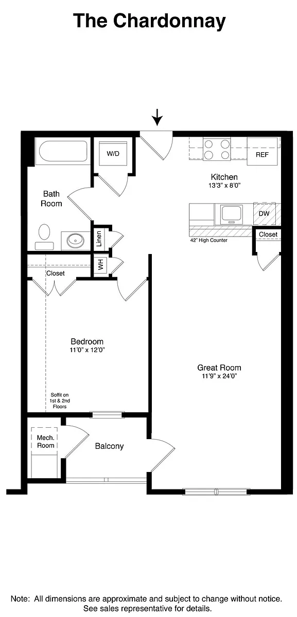 Floor plan Chardonnay
