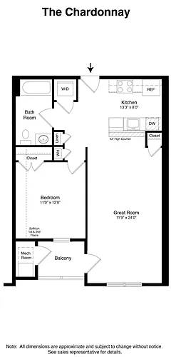 Floor plan Chardonnay