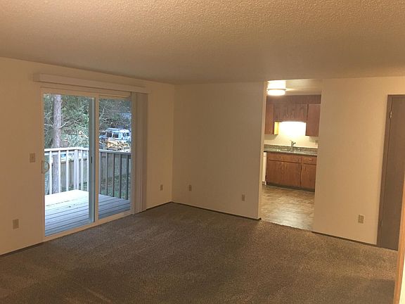 View of family room from front door.