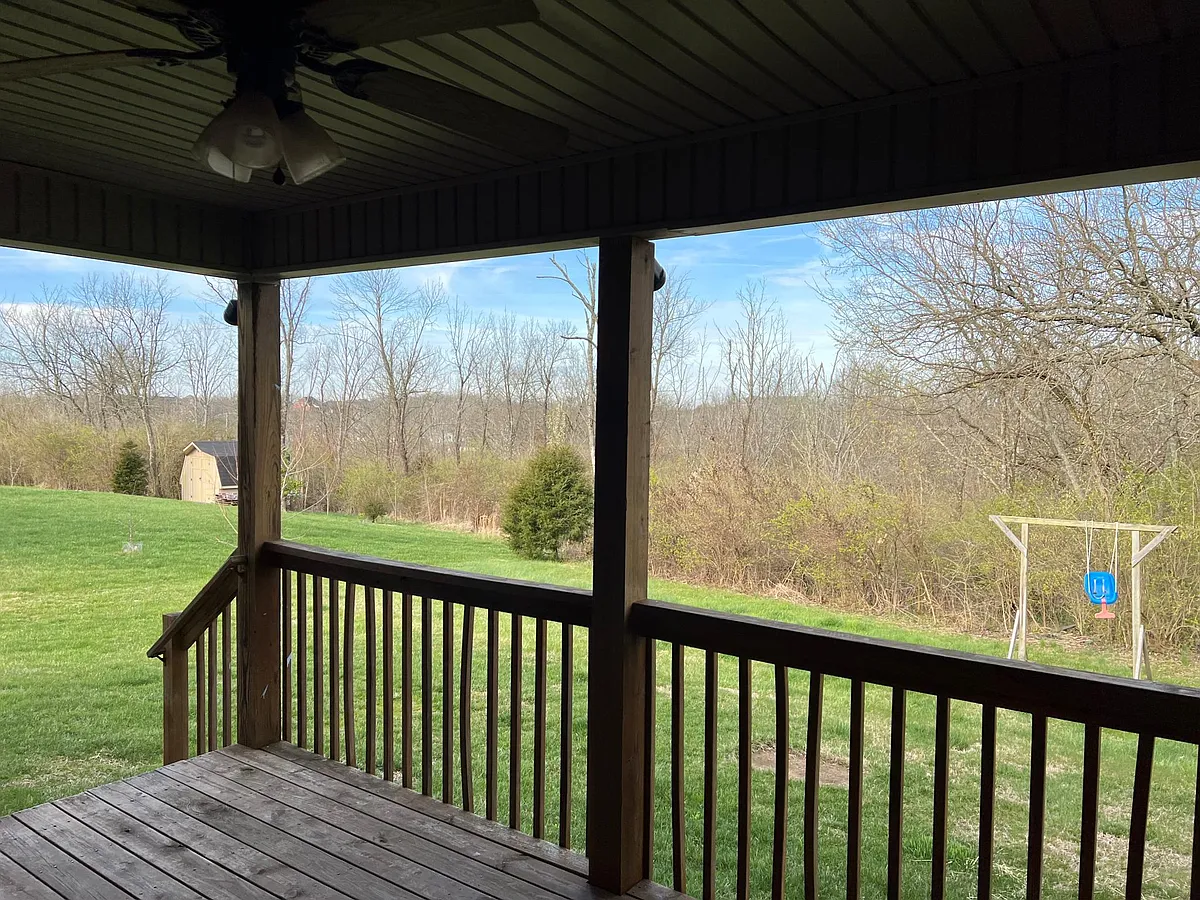 Rear Porch and Backyard - 252 Iva Dr