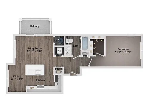 Floor plan Willowwood (1/1)