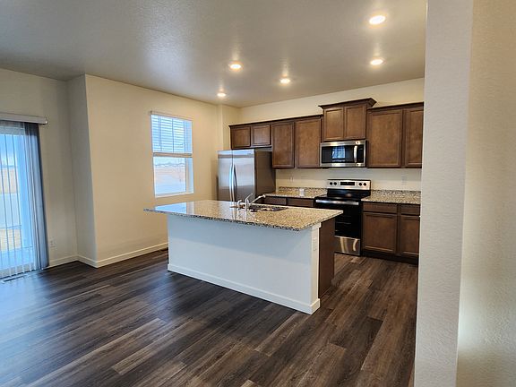 Open floor plan kitchen