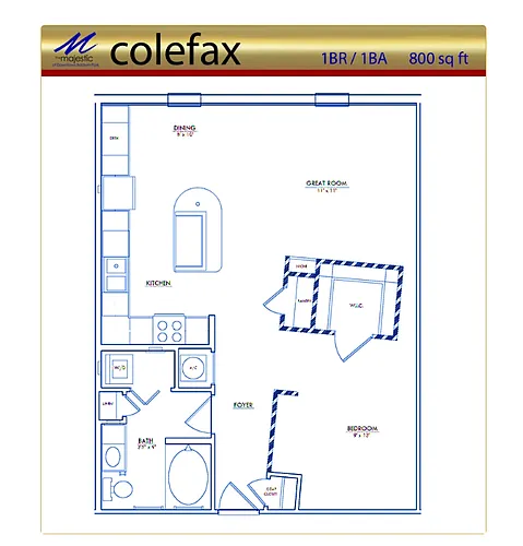 Floor plan Colefax