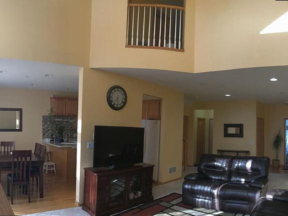Main Level with all ceiling and adjacent dining room