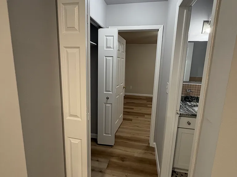Hallway to Bathroom and Bedroom