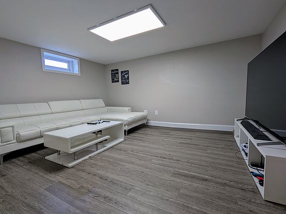 Basement rec room