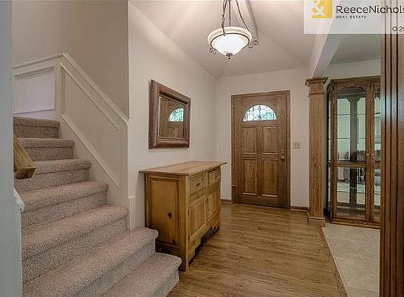 Dramatic Entryway To Open Living Room!