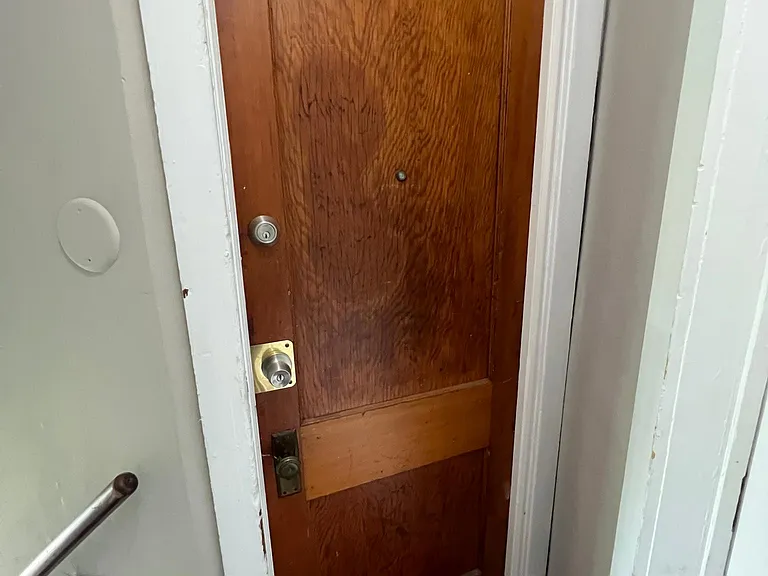 Front door to apartment