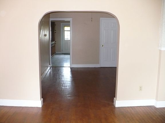 Living room dining room and kitchen