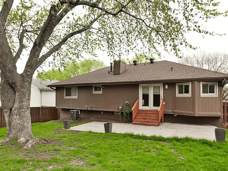 Back of Home, Fully Fenced, Patio Area with Planters
