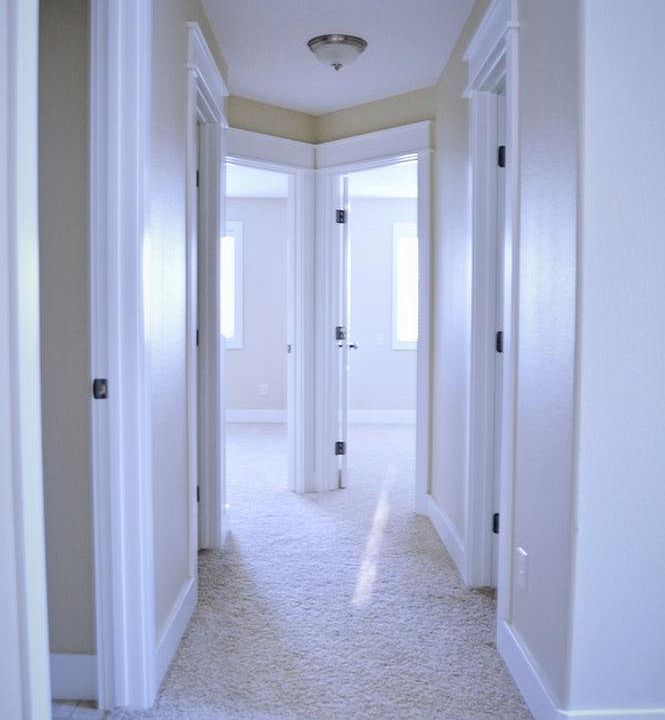 Bright, natural light in the upstairs hallway