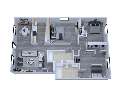 Floor plan C1 3X2