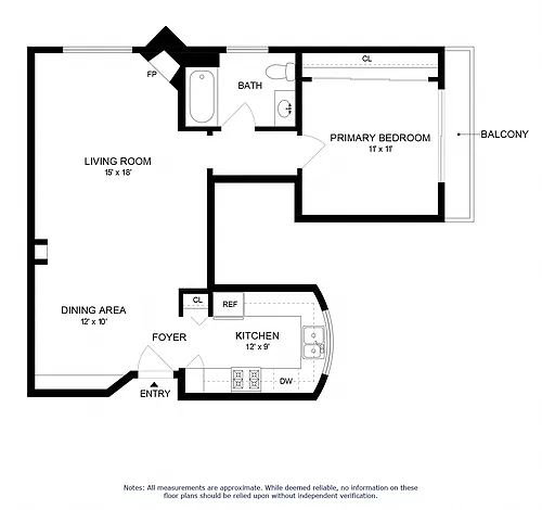 Floor plan 1X1