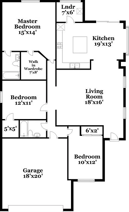 3 bed, 2.0 bath, 1412 sqft, $2,120 — Photo 2