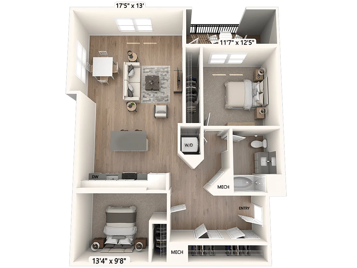 Floor plan A7D