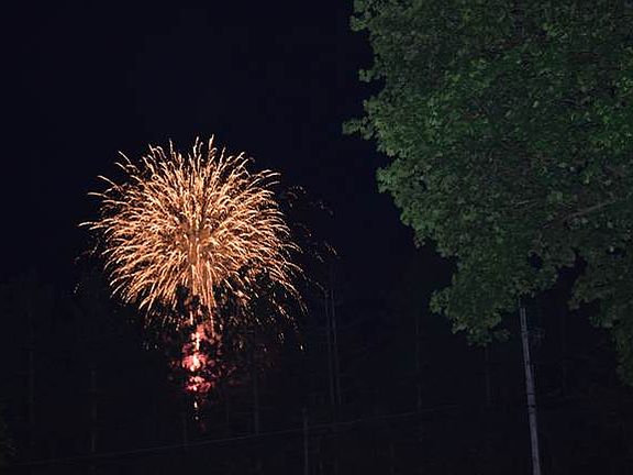 Fireworks from Front Steps