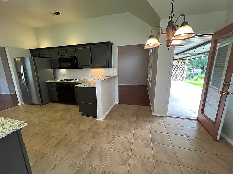 Access to large covered patio and back yard