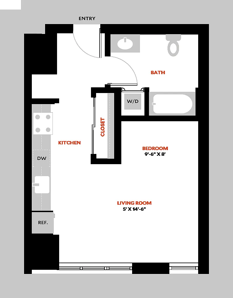 Floor plan Plan Studio F