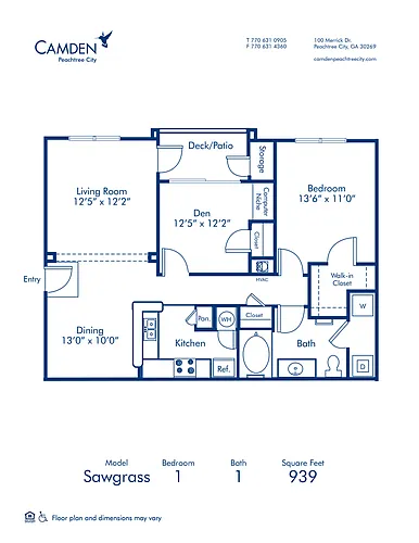 Floor plan Sawgrass
