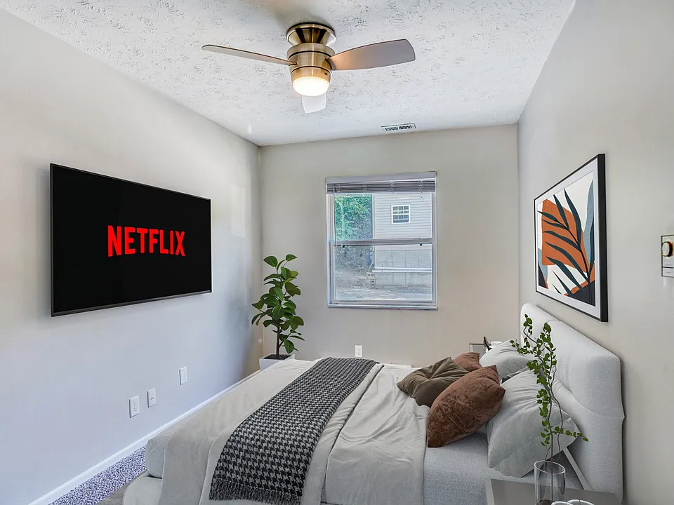 large bedroom window
