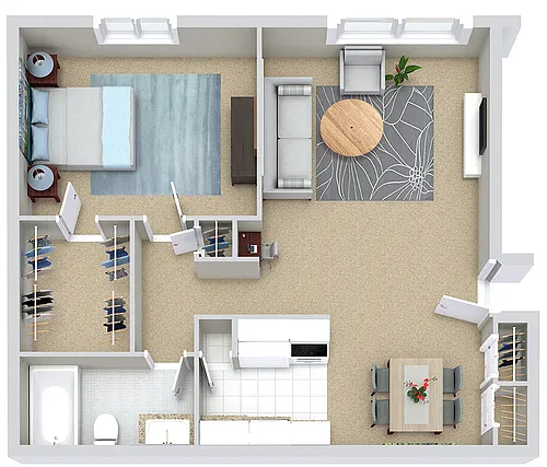 Floor plan The Uptowne