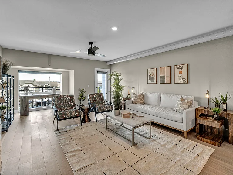 2-Bed 2-Bath - Living Room