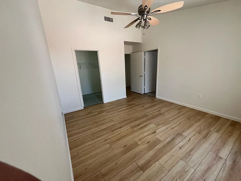 Master bedroom, walk in closet.