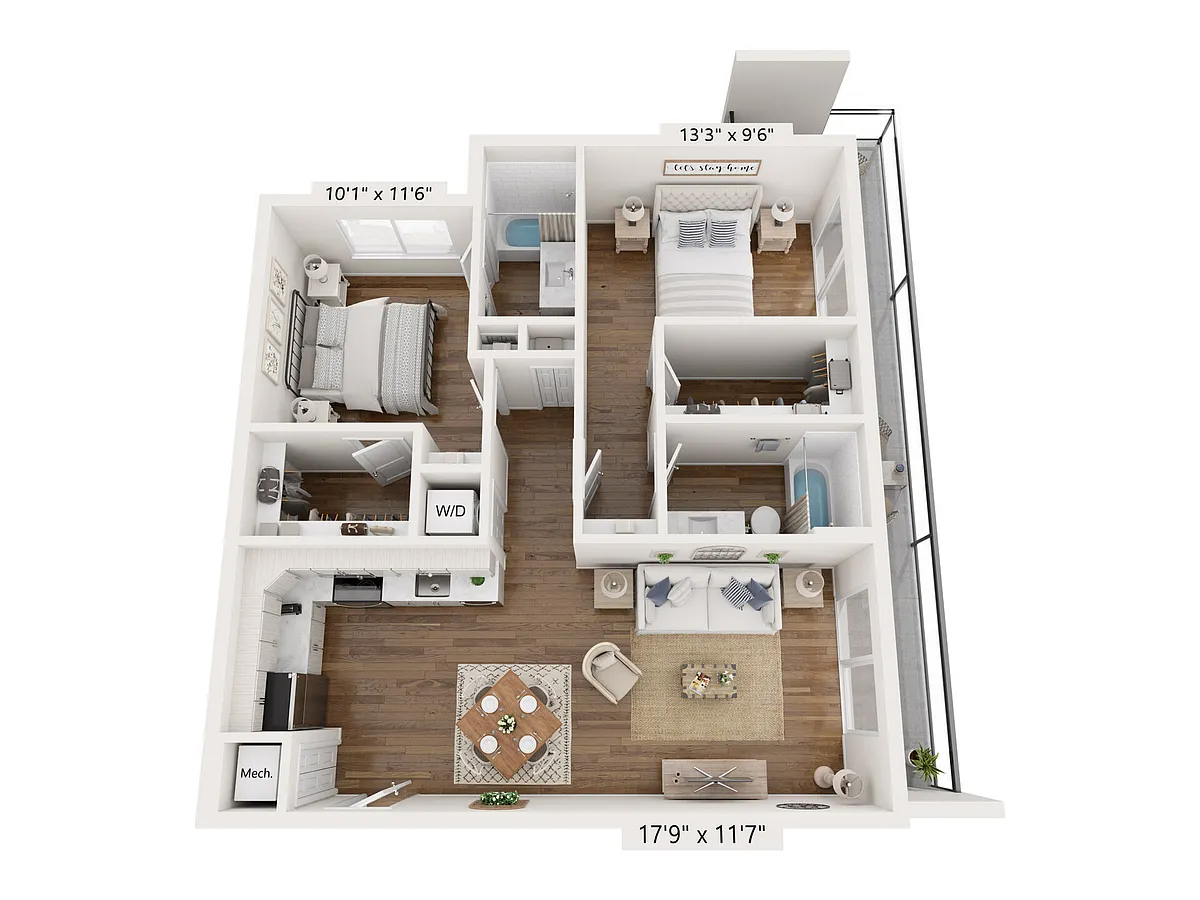 Floor plan B1
