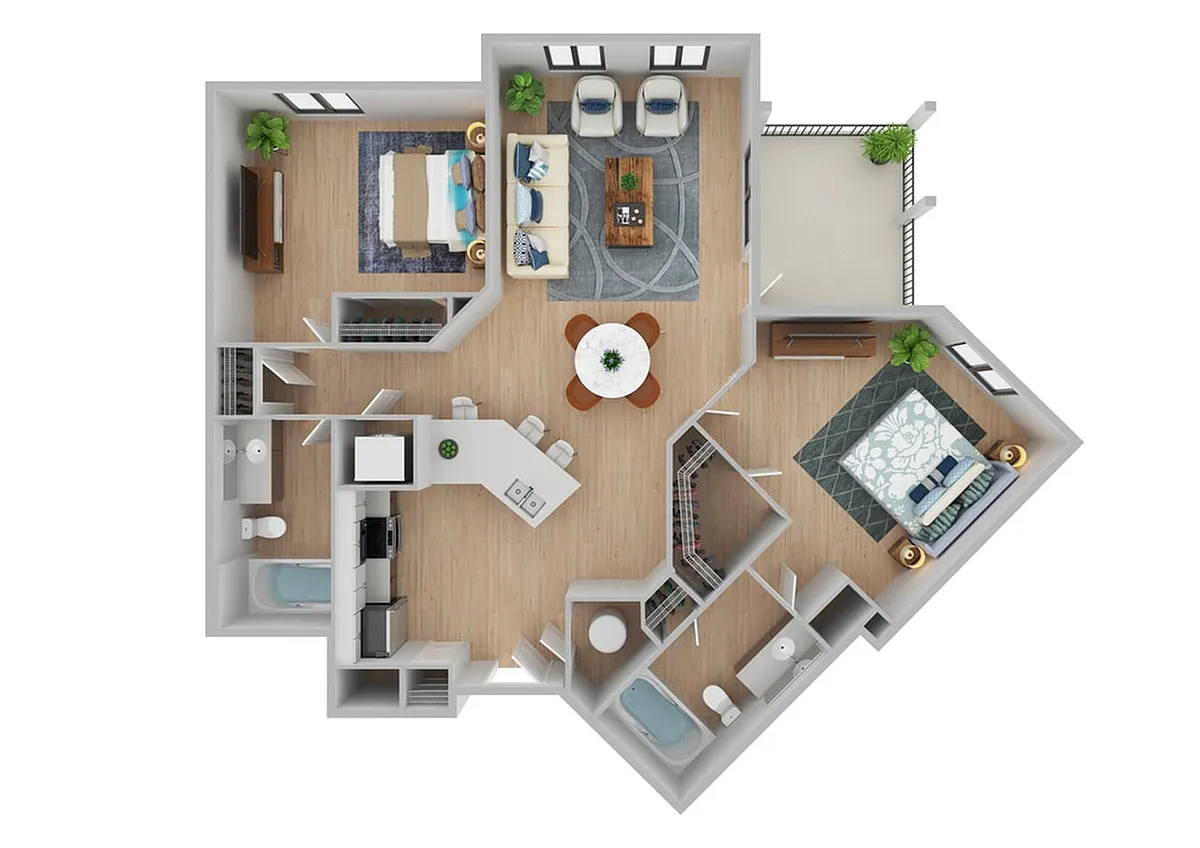 Floor plan Wando | Renovated