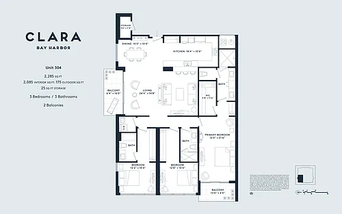 Floor plan 304