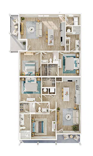 Floor plan Duet
