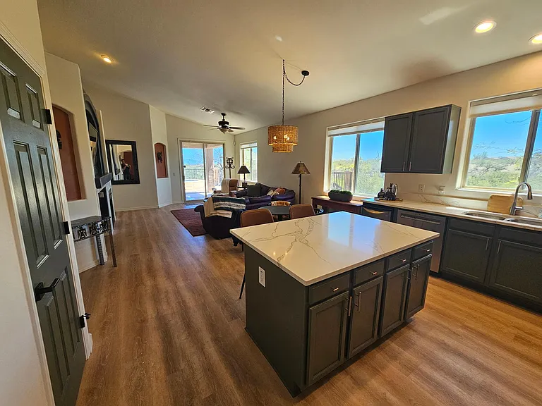 View from kitchen