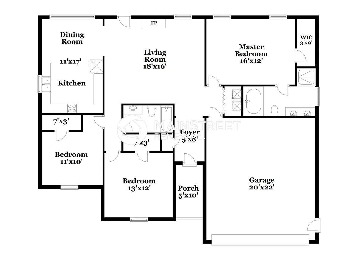 Floor Plan - 620 Wallridge Dr