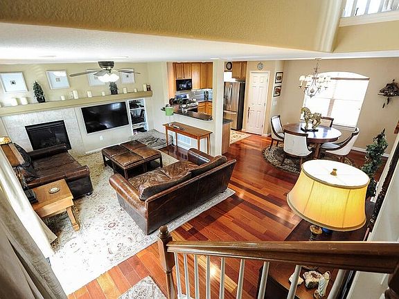 Main level open floor plan