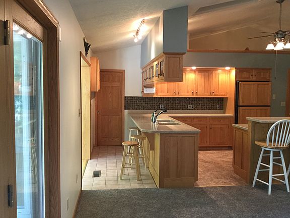 Kitchen view from living room