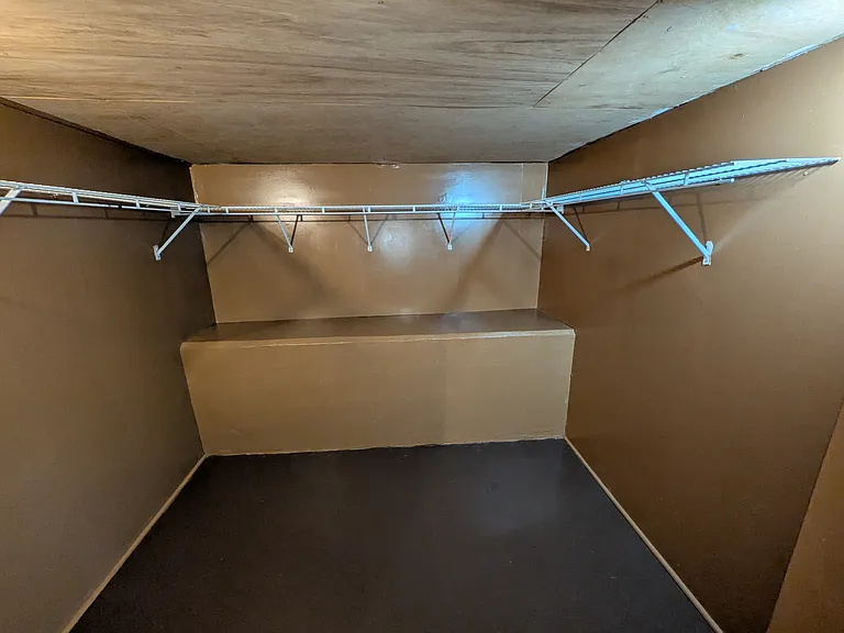 Extremely large walk-in closet