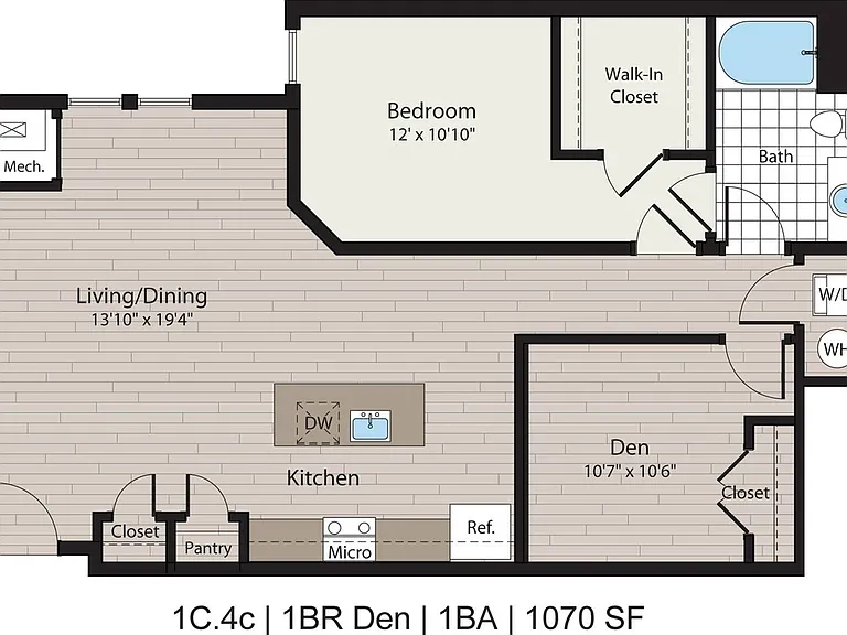 1BD/1BA with Den 1BD/1BA with Den