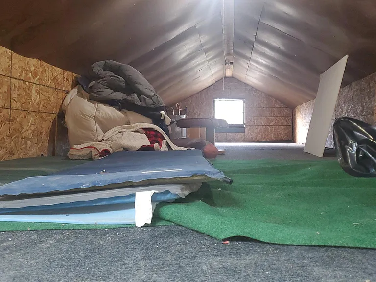 The attic space--a few things to remove