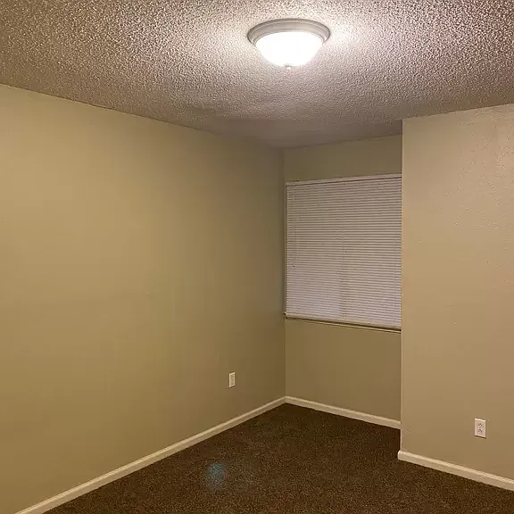 Second bedroom with new carpet and blind