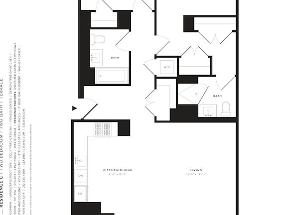 2nd image of 535 W 43rd St APT S12c